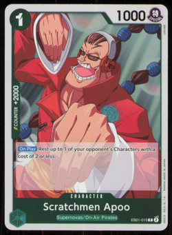 Scratchmen Apoo - EB01-015 (Reprint) foil Premium Booster -The Best- Vol. 2 NM - Image 1