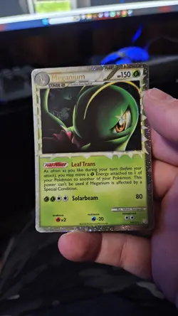 Pokemon Meganium Prime HeartGold SoulSilver Card 109/123 Holo Rare - Image 1