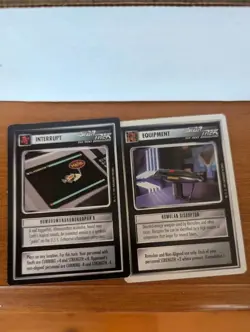 Star Trek The Next Generation CCG Game Cards Black & White 6000+Guide Large Lot - Image 4