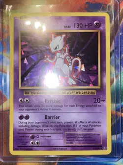 Mewtwo 51/108 - CRACKED ICE HOLO RARE - XY Evolutions - POKEMON CARD - LP - Image 5