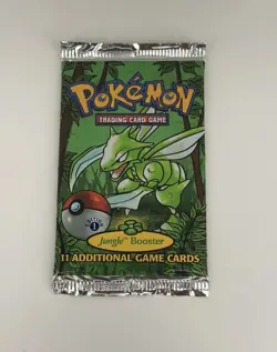 Pokemon Jungle 1st Edition Booster 3 Pack 33 Cards Scyther Flareon Wigglytuff - Image 2
