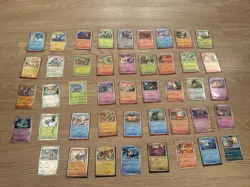 Large Pokemon Card Lot + ZLCA TCG Deck Box - Originals + AliExpress Metal Cards - Image 3