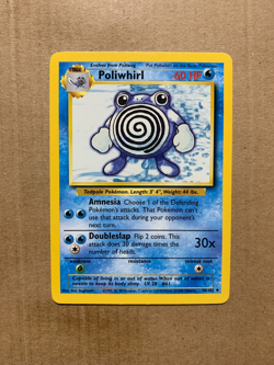 Poliwhirl 38/102 Base Set - Uncommon Pokemon Card - NM/Mint - Image 1