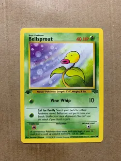 1st Edition Bellsprout 49/64 Jungle Set - Common Pokemon Card - NM/Mint - Image 1