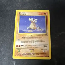 CUBONE - Jungle Set - 50/64 - Common - Pokemon Card - Unlimited Edition D35 - Image 1