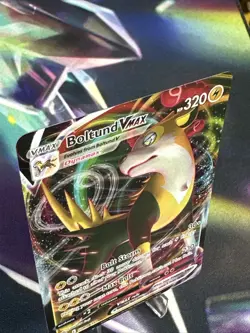 Pokemon TCG Boltund VMAX Ultra Rare Card SWSH08: Fusion Strike 104/264 NM - Image 2