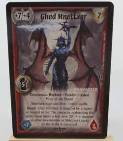 WARLORD Saga of the Storm CCG Deverenian Character Card GHED MNETTAOR 228/580 - Image 1