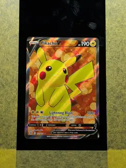 047 - Original Owner Pokemon TCG Pikachu V Ultra Rare Card 157/172 - Image 1