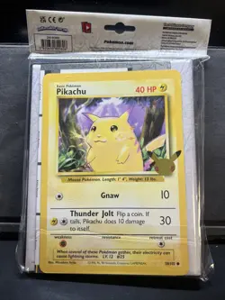 Pokemon 25th Anniversary First Partner Collector's Binder SEALED w/Pikachu Card! 820650809606 - Image 2