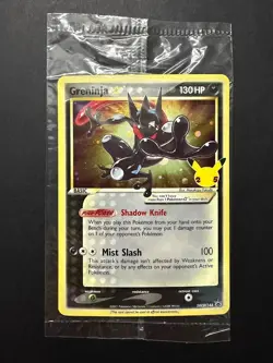 Pokemon Card Greninja SWSH144 Black Star Promo - Sealed - Image 1