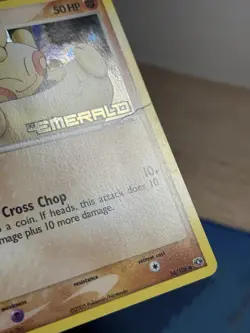 Makuhita 54/106 Reverse Holo Foil Stamped EX Emerald Pokemon Card - Image 5