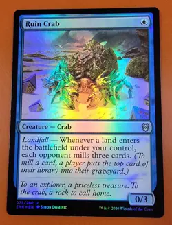 1x Ruin Crab | FOIL | Zendikar Rising | MTG Magic Cards - Image 1