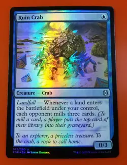 1x Ruin Crab | FOIL | Zendikar Rising | MTG Magic Cards - Image 3