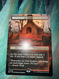 Blood Crypt (Borderless) Lorwyn Eclipsed Regular MTG #349 - Image 1