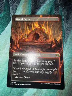 Blood Crypt (Borderless) Lorwyn Eclipsed Regular MTG #349 - Image 2
