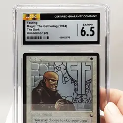 MTG - The Dark - Fasting - Graded - CGC 6.5 - Image 3