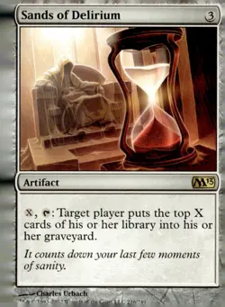 Magic 2013 (M13) #216 Sands of Delirium - Image 1