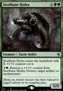Throne of Eldraine #322 Steelbane Hydra - Image 1