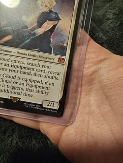 MTG Final Fantasy: Cloud, Midgard Mercenary #010 - Mythic - Image 2