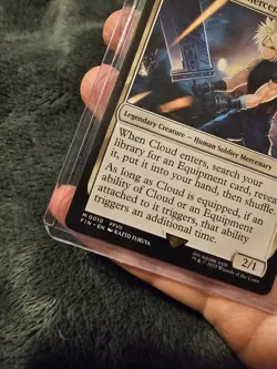 MTG Final Fantasy: Cloud, Midgard Mercenary #010 - Mythic - Image 3