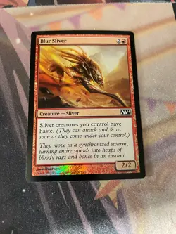 MTG - BLUR SLIVER - COMMON - M14 - FOIL - LP - Image 1