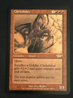 1x Clickslither (90) Legions LP MTG Magic the Gathering x1 MKE - Image 1