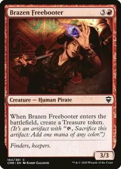 BRAZEN FREEBOOTER X 4 N/M COMMANDER LEGENDS MAGIC THE GATHERING - Image 1