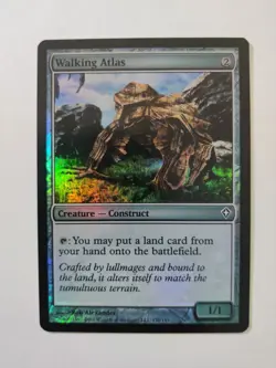 MTG - Walking Atlas - FOIL - Worldwake - NM - Image 1