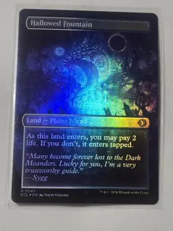 1x Hallowed Fountain ~~ Borderless - Foil NM-Mint, English Lorwyn Eclipsed MTG M - Image 2