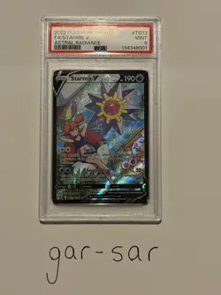Pokemon TCG Starmie v Astral Radiance Holo Ultra Rare Full Art PSA 9 - Image 1