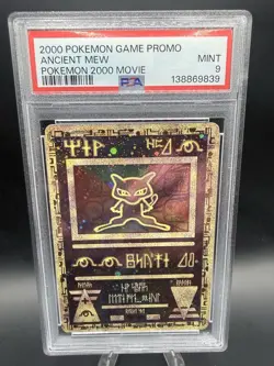 2000 Pokemon Game Movie Promo Ancient Mew PSA 9 - Image 1