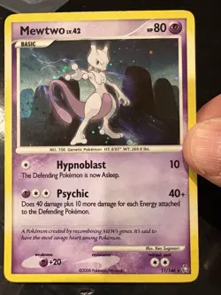 Mewtwo 11/146 Legends Awakened Holo LP- MP Pokemon Card - Image 1