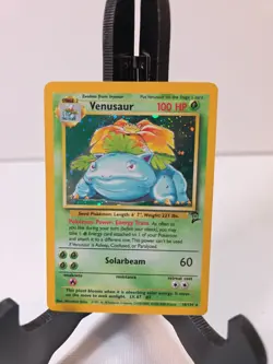 Venusaur Holo Rare 18/130 Pokemon Base Set 2 English WOTC LP - Image 1