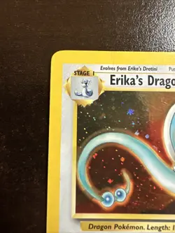 Erika’s Dragonair 4/132 Holo Rare Pokemon TCG Gym Heroes WOTC Minor DMG - Image 2