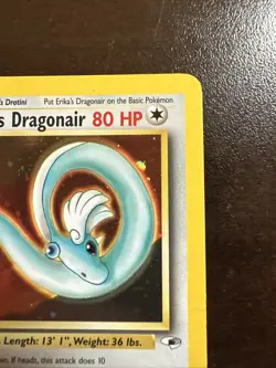 Erika’s Dragonair 4/132 Holo Rare Pokemon TCG Gym Heroes WOTC Minor DMG - Image 3