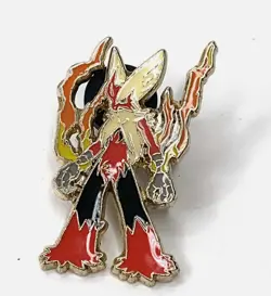 Pokemon Mega Blaziken Enamel Collector's Pin - Image 1