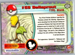 2000 Topps Pokemon TV Animation Edition - #69 Bellsprout (Series 3) - Image 2
