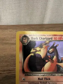 Dark Charizard 4/82 Team Rocket Holo Unlimited Pokemon HP - Image 3