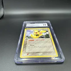 PICHU 76/110 - 2006 Pokemon EX Holon Phantoms (Non Holo) - CGC 10 Delta Species - Image 3