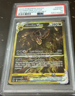 PSA 10 GIRATINA VSTAR 2023 Pokemon SWSH Crown Zenith Galarian Gallery #GG69 - Image 1