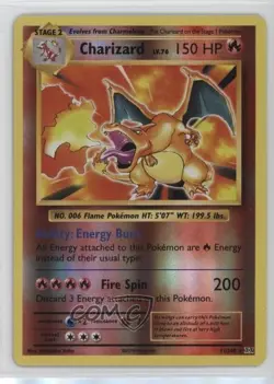 Charizard Reverse Foil Pokemon XY Evolutions 20th Anniversary #11 - Image 1
