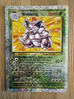 Pokemon TCG Nidoking Legendary Collection 31/110 Regular Rare MP - Image 1