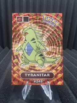 Tyranitar #248 - Gold Stone Holo - Pokemon Electric Peru - Image 1