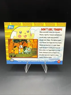 Pokemon TCG Don't Cry, Togepi! Pokemon Topps Pikachu's Vacation 43 - Image 4