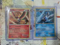 Pokemon TCG Lugia HGSS02 Ho-Oh HGSS01 Black Star Promo HGSS Holo NM - Image 1