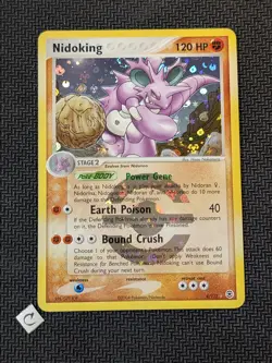 Nidoking 8/112 - FireRed & LeafGreen Reverse Holo Rare Pokemon TCG NM - Image 1