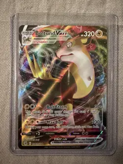 Pokemon TCG Fusion Strike Boltund VMAX 104/264 Holo Ultra Rare - Image 1