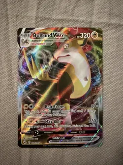 Pokemon TCG Fusion Strike Boltund VMAX 104/264 Holo Ultra Rare - Image 2