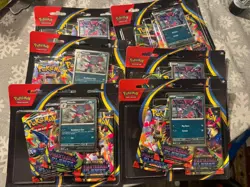 Pokemon Mega Evolution Phantasmal Flames 3-Pack Blister Set 6x - Image 1