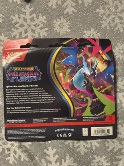 Pokemon Mega Evolution Phantasmal Flames 3-Pack Blister Set 6x - Image 2